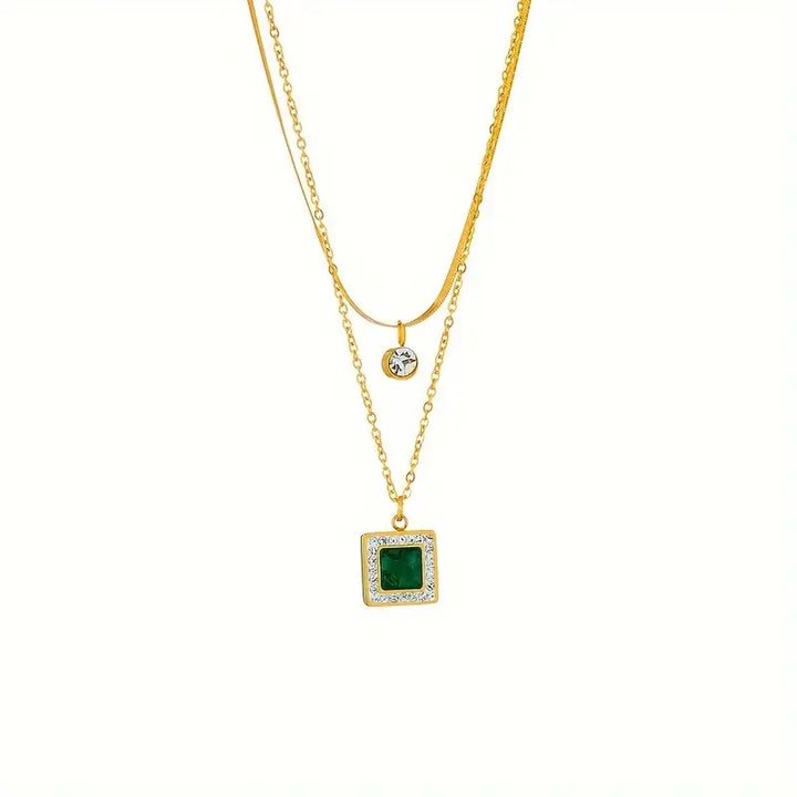 Collar Esmeralda Tirena