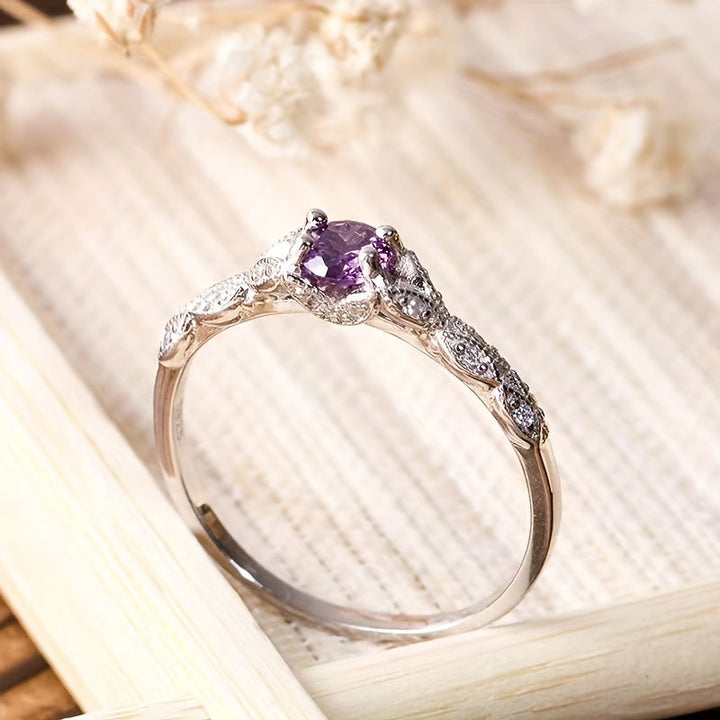 Anillo Brigitte Amatista