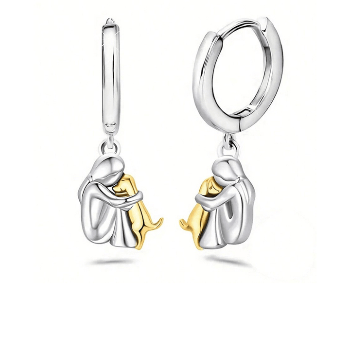 Collar Colgante Abrazo con Pendientes de Regalo – Oferta por Tiempo Limitado