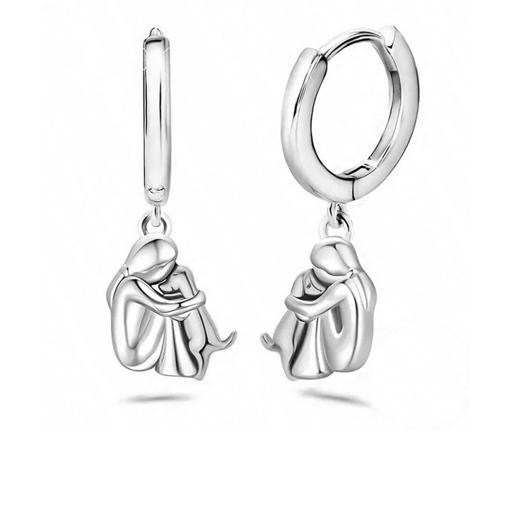 Collar Colgante Abrazo con Pendientes de Regalo – Oferta por Tiempo Limitado