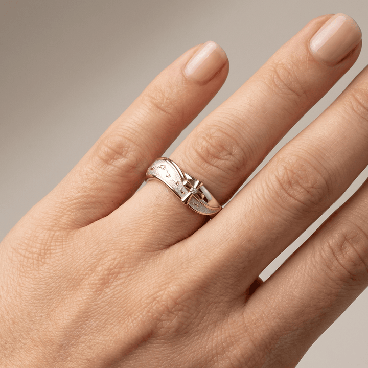 ANILLO DE PLATA PARA MAMÁ DIVINA