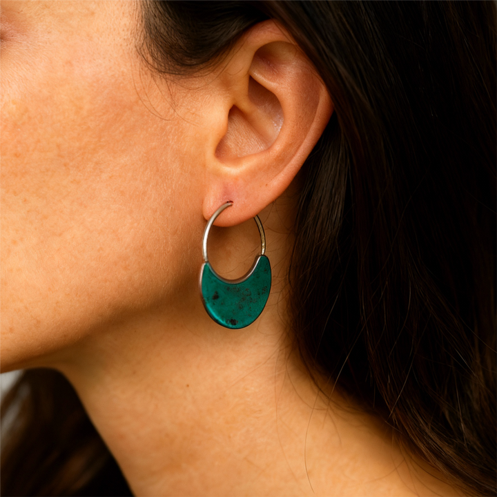 Pendientes vintage de turquesa
