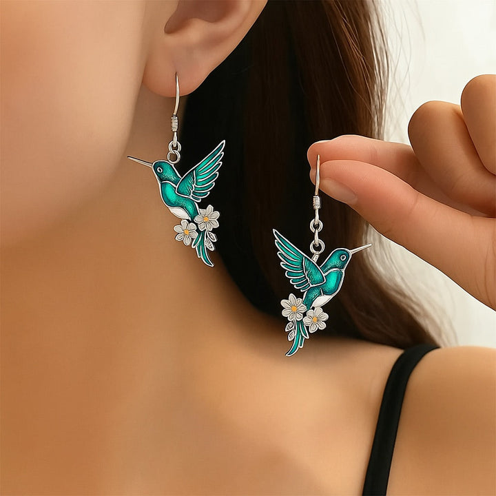 Precioso Collar de Colibrí con Pendientes de Regalo – Oferta por Tiempo Limitado