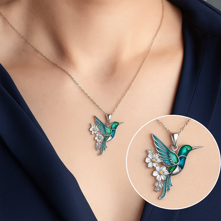 Precioso Collar de Colibrí con Pendientes de Regalo – Oferta por Tiempo Limitado