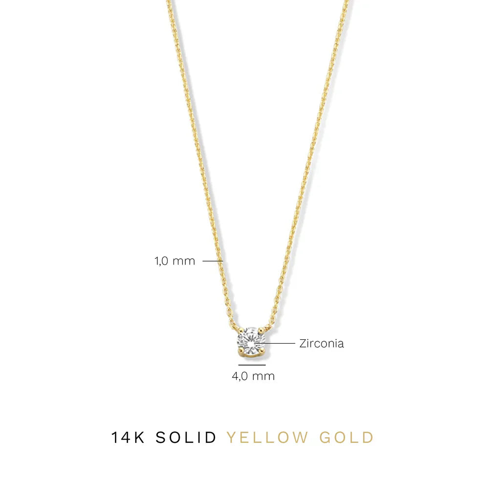 Collar Cléa Piedra Moissanite | Oro