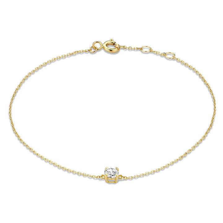 Pulsera Cléa Piedra Moissanite | Oro