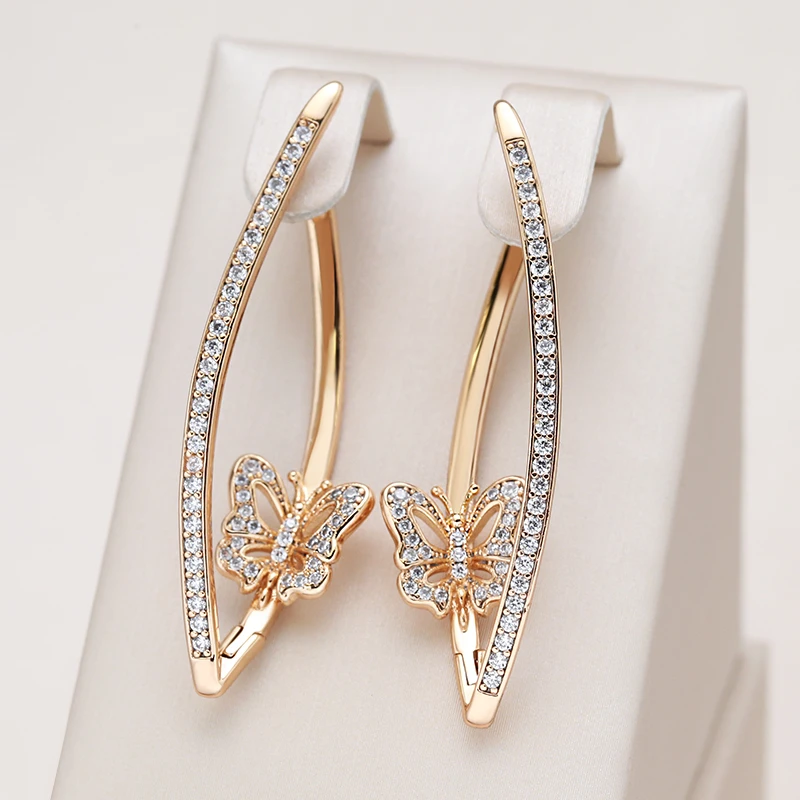 Pendientes de Mariposa Elegantes y Brillantes