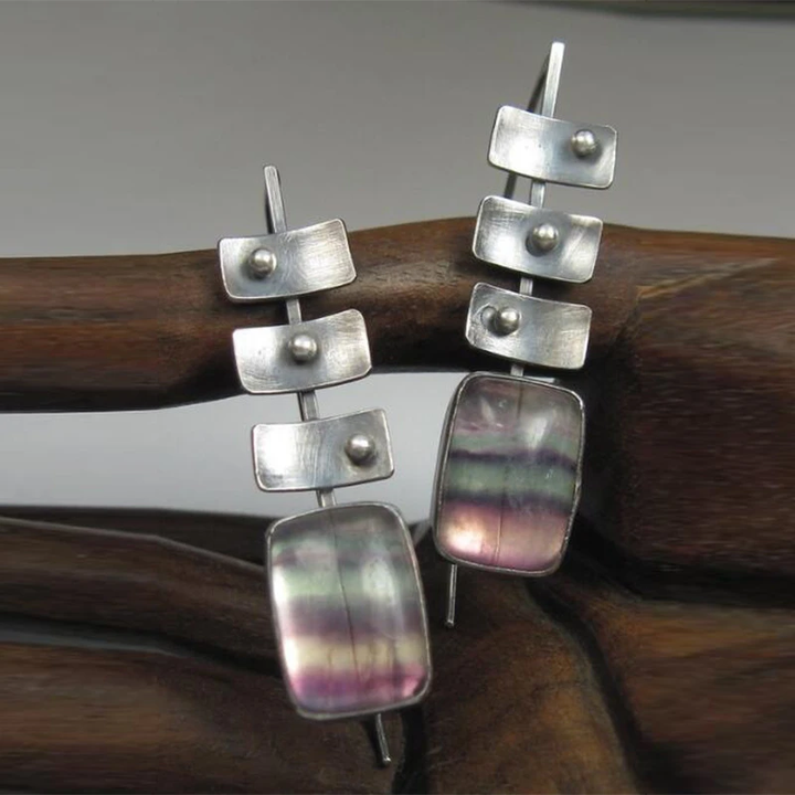 Pendientes en Plata con Degradado