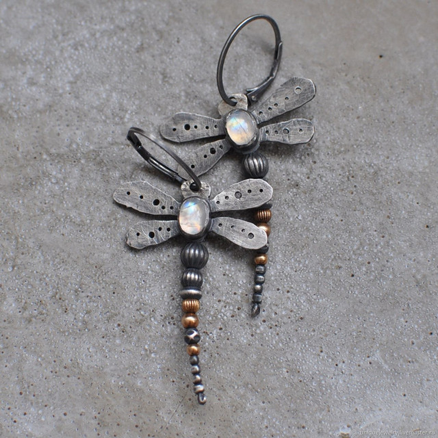 Pendientes Libélula Vintage