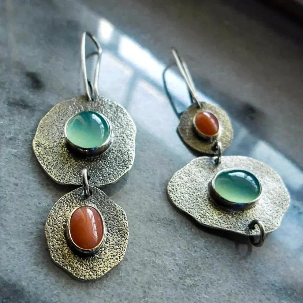 Pendientes Vintage Natura en plata