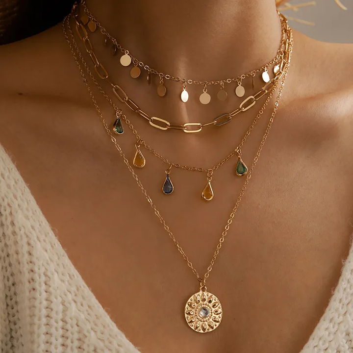 Collar Vintage Sun Golden