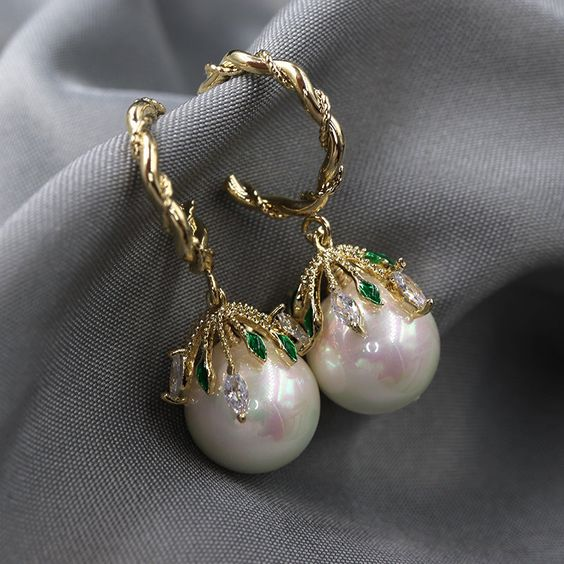 Pendientes de Perlas Malia Elegantes