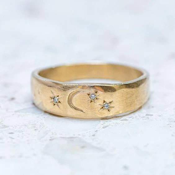 Anillo Vintage en Oro y Plata