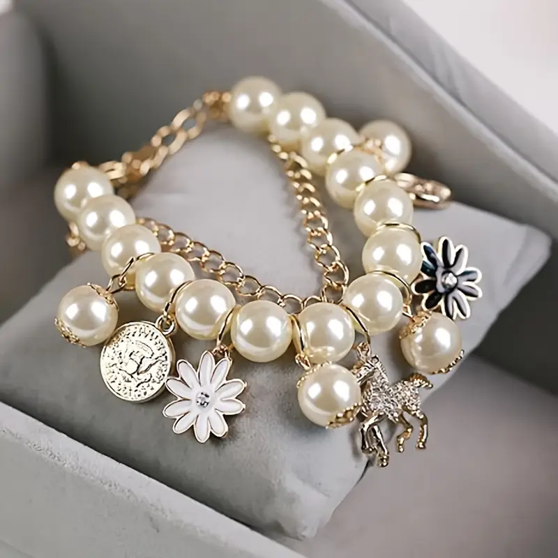 Pulsera de Cóctel de Perlas