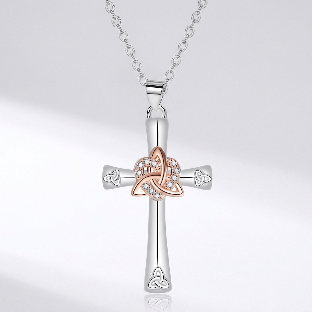 COLLAR CRUZ DE FE INFINITA