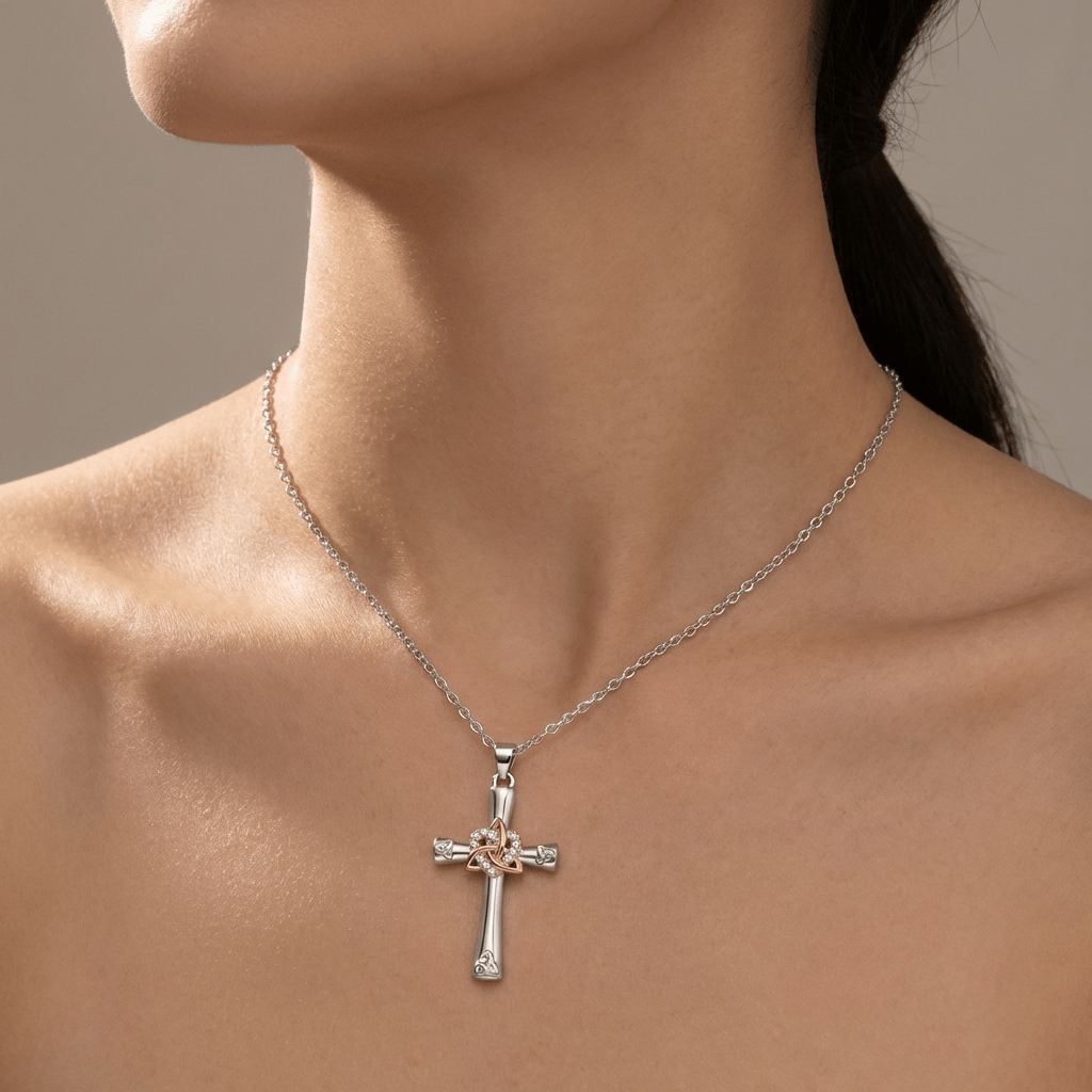 COLLAR CRUZ DE FE INFINITA