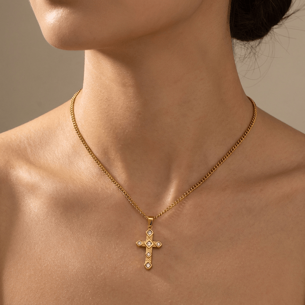COLLAR DE ZIRCÓN FE EN LA LUZ