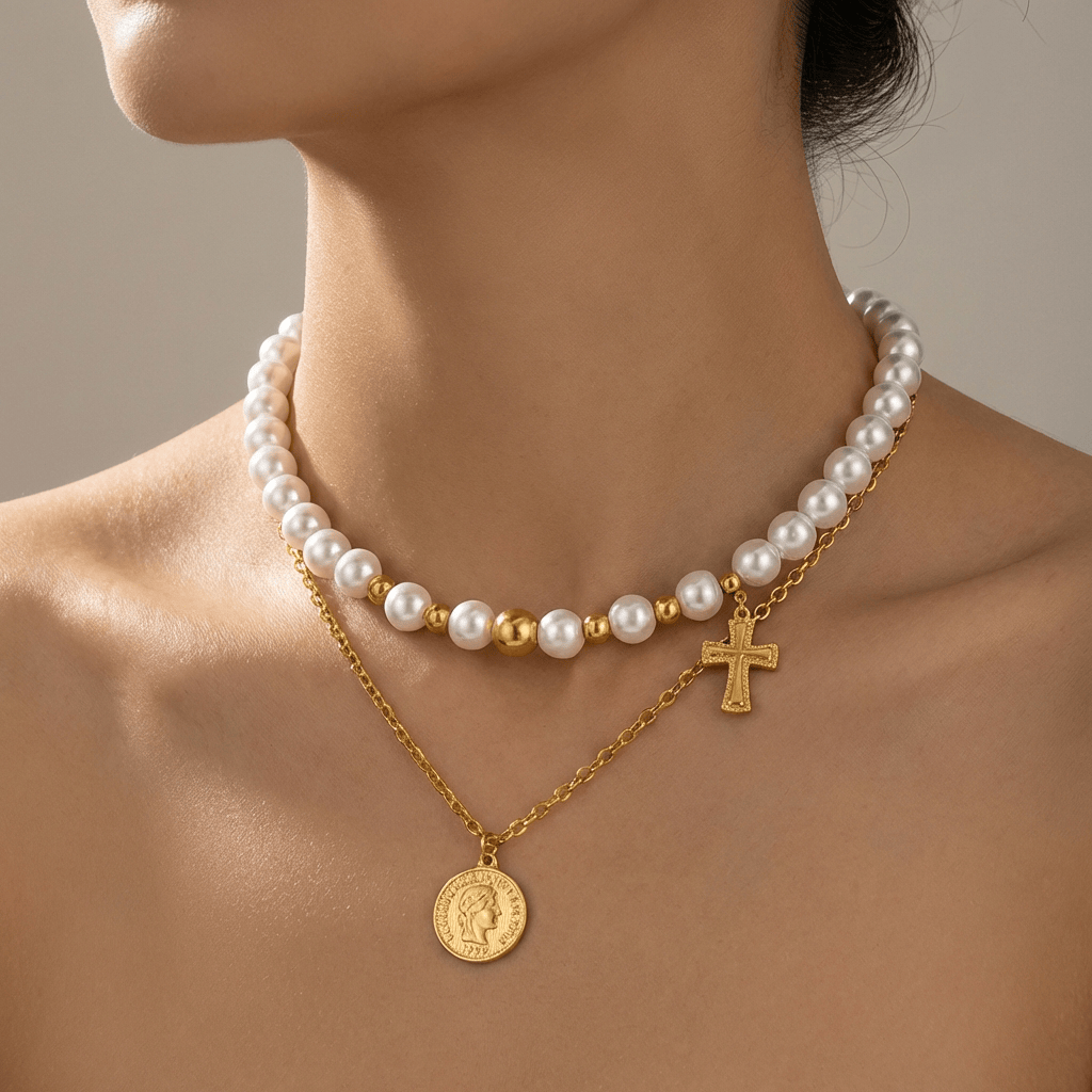 COLLAR CAPA DE PERLA FIEL