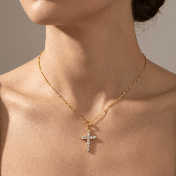 COLLAR CRUZ BRILLANTE