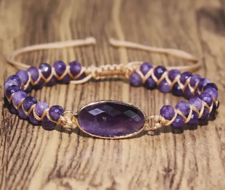 Pulsera elegante de amatista