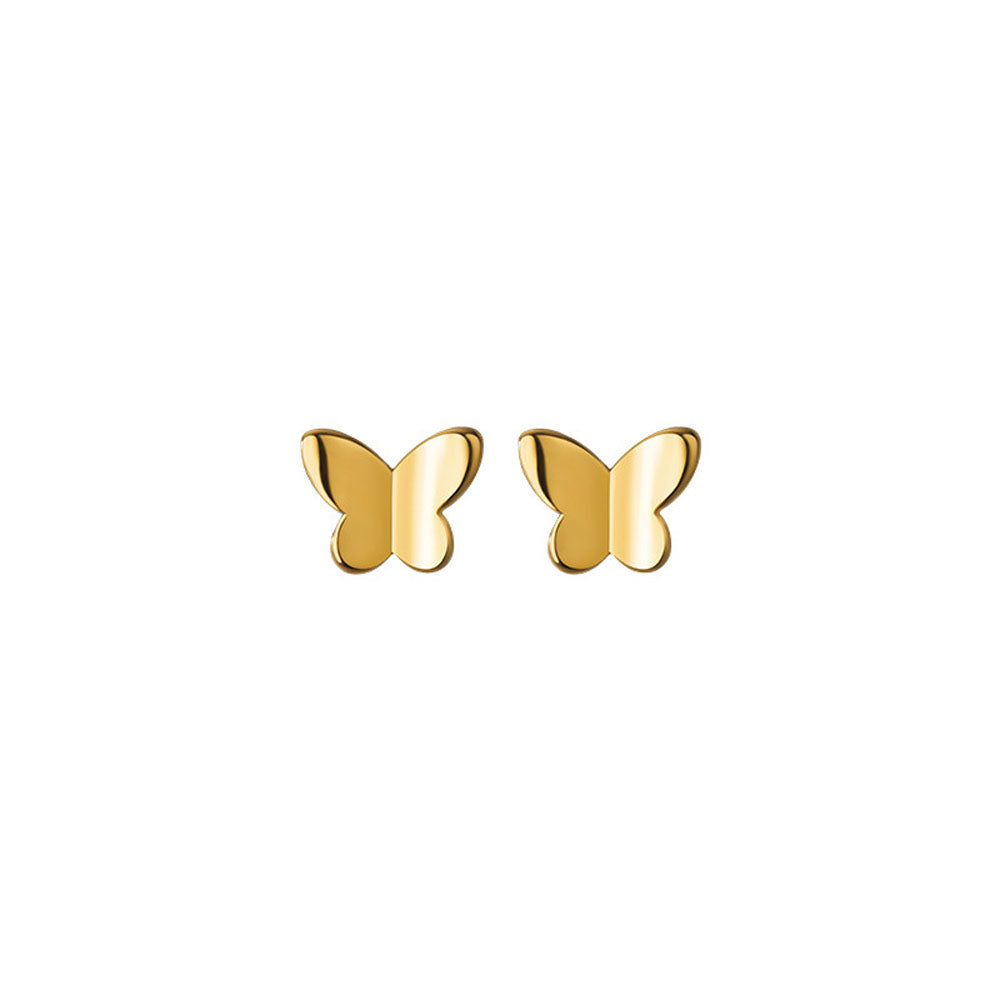 Pendientes Pequeños con Mariposa