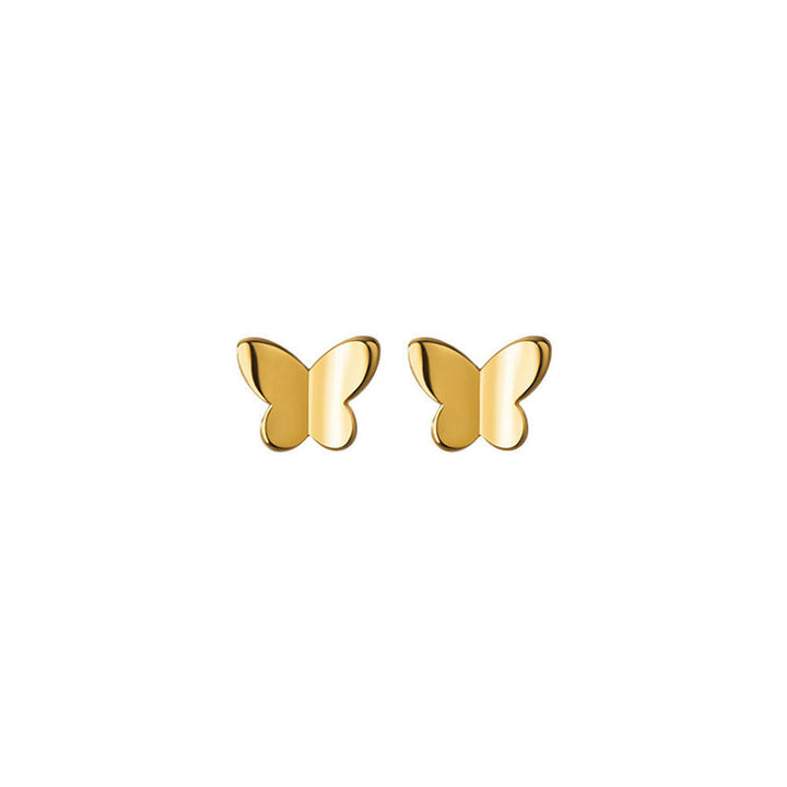 Pendientes Pequeños con Mariposa