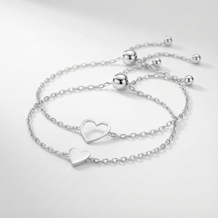 Pulsera Corazones a Juego “Amor”