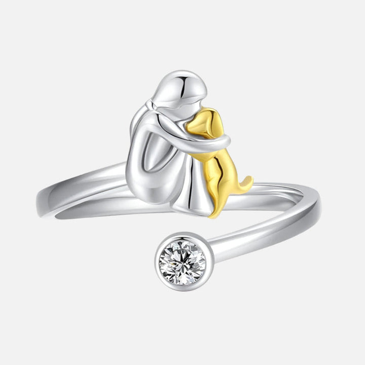 Anillo de Plata Esterlina 925 con Circonita – Ajustable y Hecho a Mano