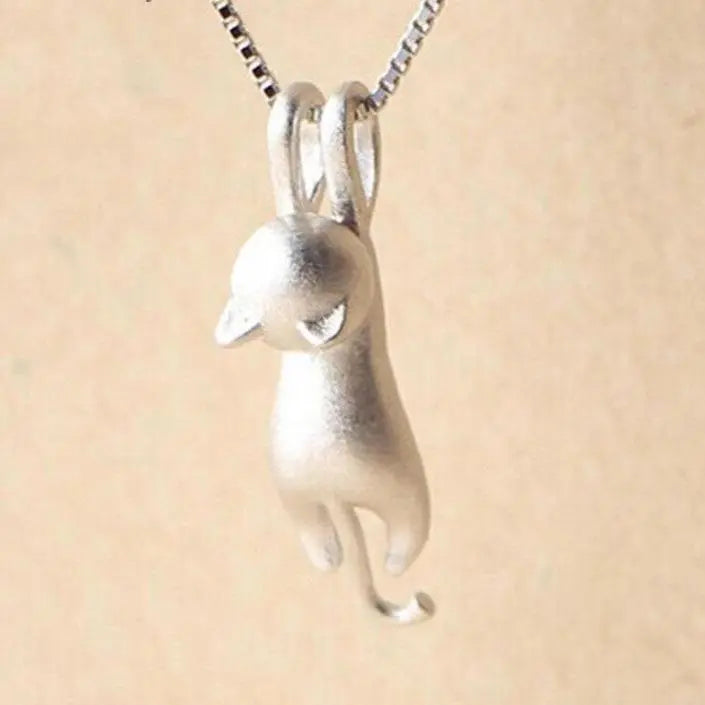 Divertido collar en plata de ley