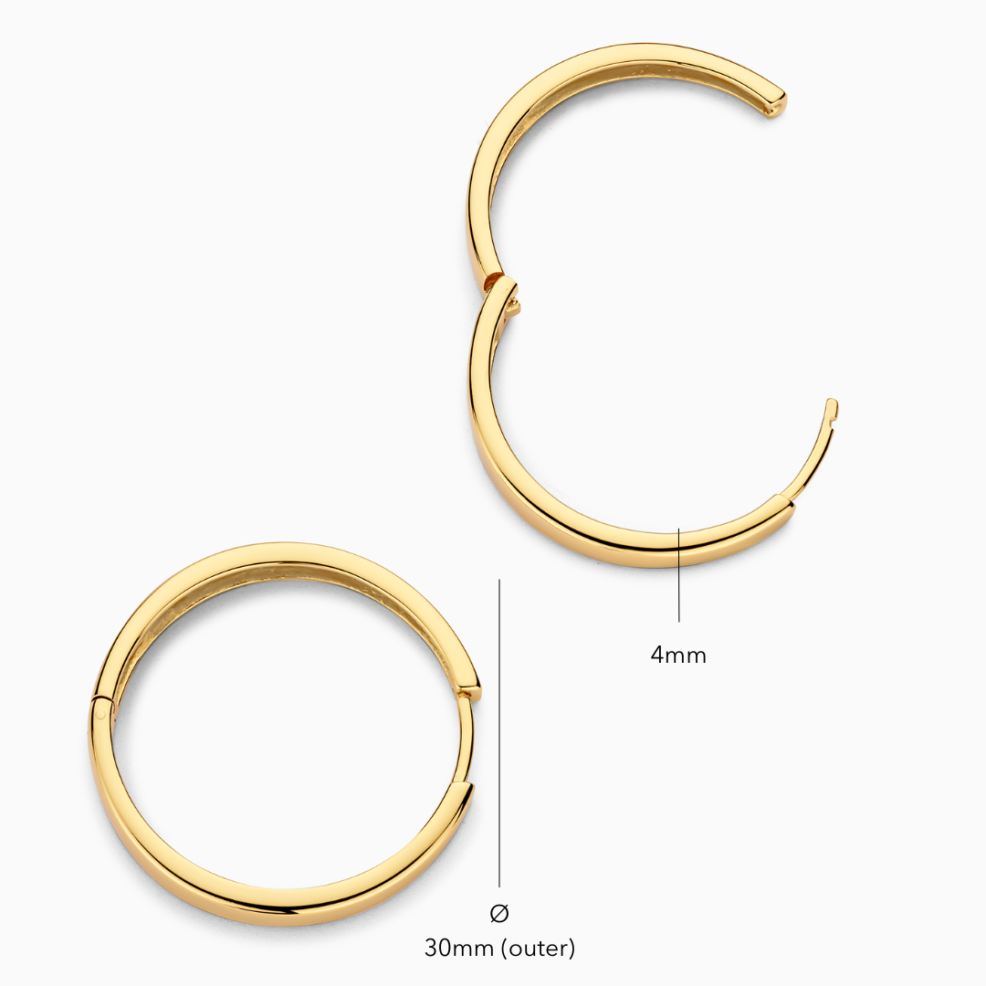 Pendientes Argolla Gia Imperial | Oro