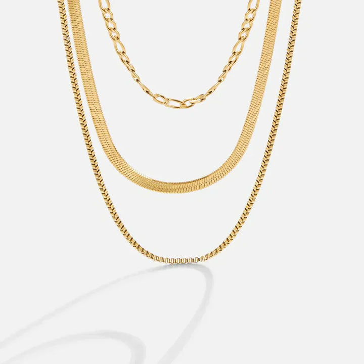 Collar con cadenas en capas Vienna