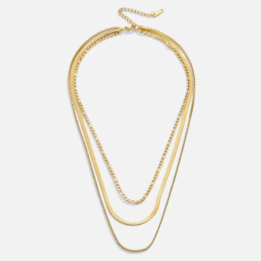 Collar con cadenas en capas Vienna